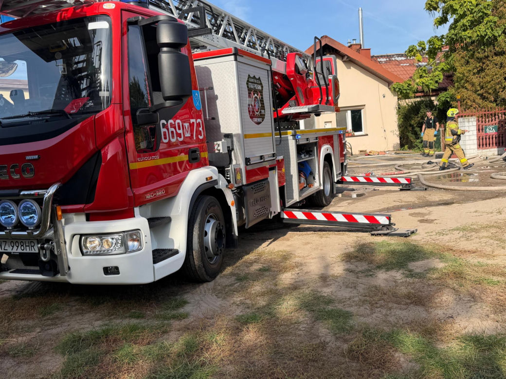 Pożar w domu opieki. Syn właścicieli rzucił się na ratunek. Finał jest tragiczny