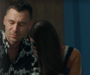 Barwy szczęścia, odc. 3342. Darek (Andrzej Niemyt), Gabrysia (Marta Juras)