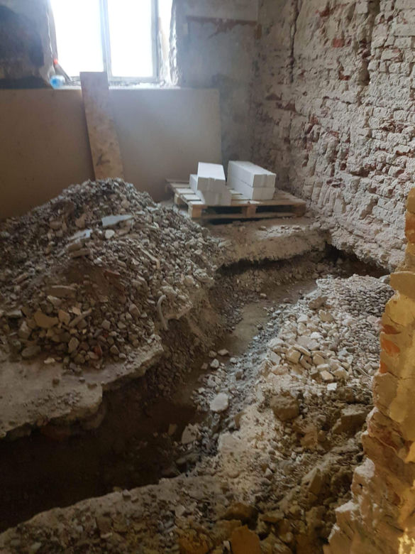Remont hotelu przyn hali sportowej w Przemyślu