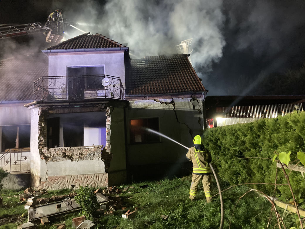Koszmar rodziny z Poznowic. Z domu nic nie zostało
