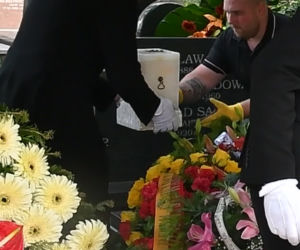 Pogrzeb Witolda Sadowego. Złożenie do grobu