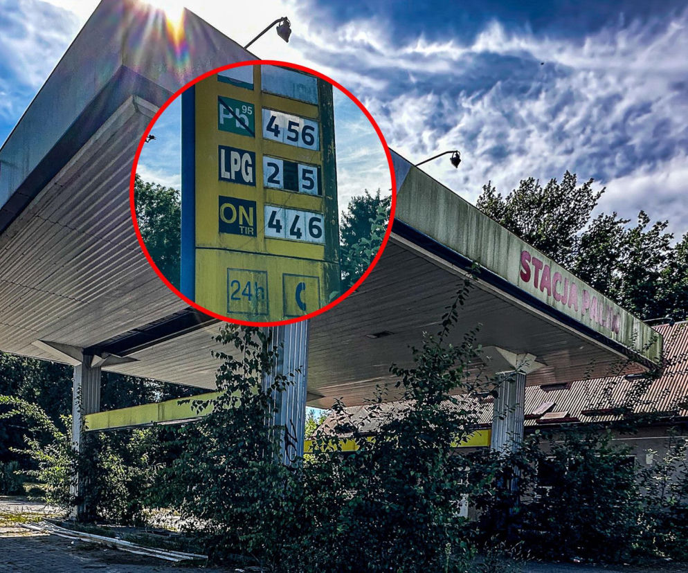 4,56 zł za litr benzyny! Ta stacja paliw zatrzymała się w czasie
