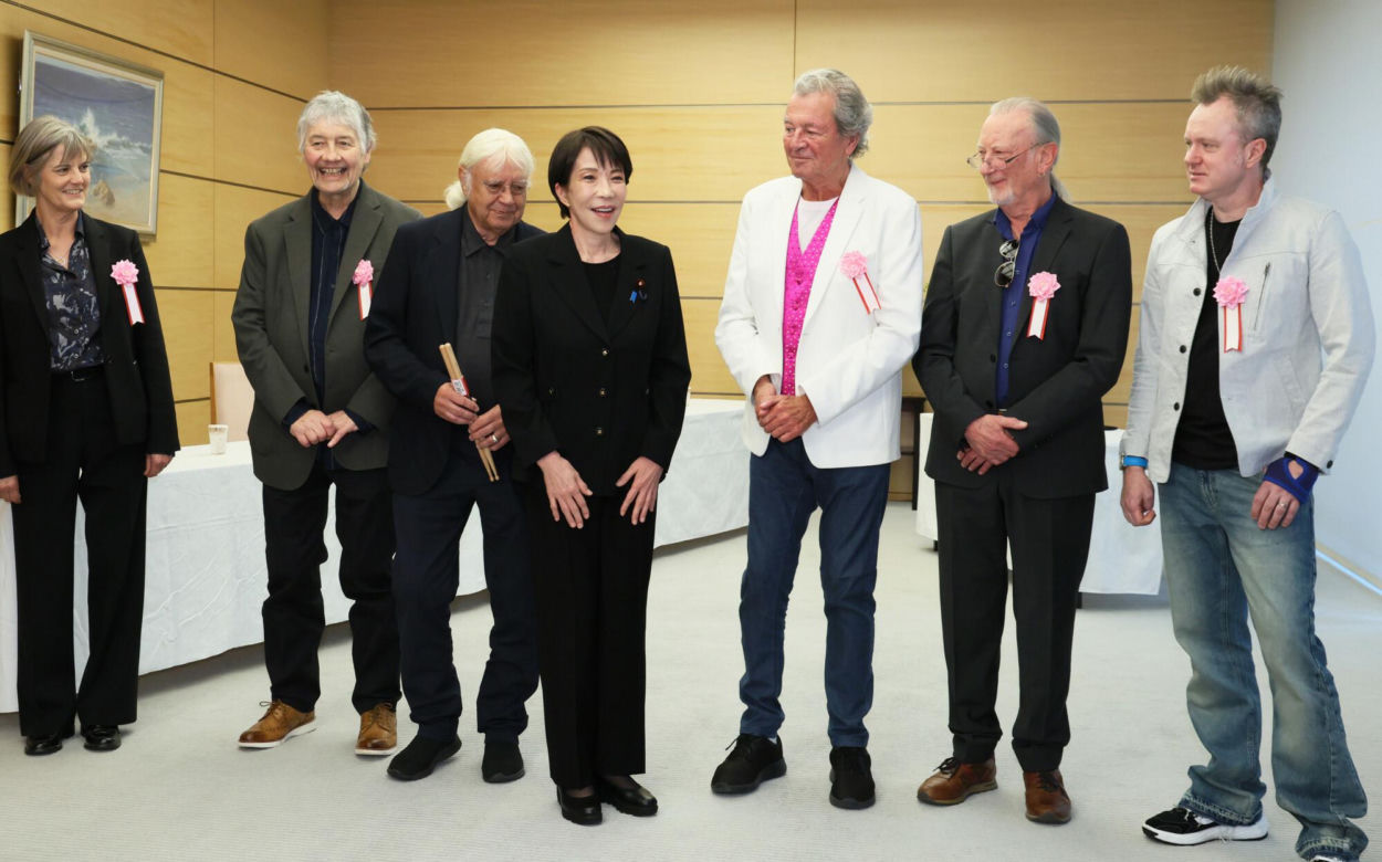 Deep Purple spotkali się z premier Japonii! “Jesteście moimi Bogami”