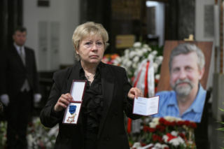 Alaksandr Milinkiewicz spoczął na warszawskich Powązkach