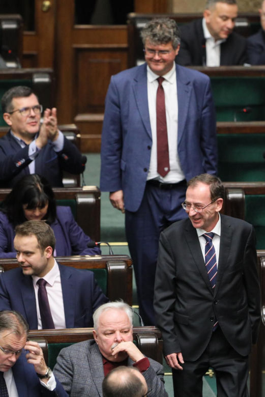 Mariusz Kamiński i Maciej Wąsik pojawili się w Sejmie