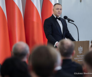 Nawroccy zadali szyku na spotkaniu z Korpusem Dyplomatycznym