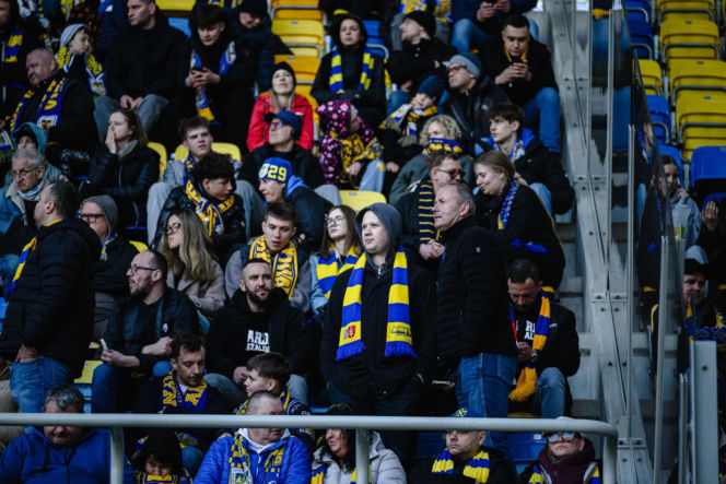 Arka Gdynia - Jagiellonia Białystok: Zdjęcia kibiców i zawodników z meczu 29. kolejki PKO BP Ekstraklasy