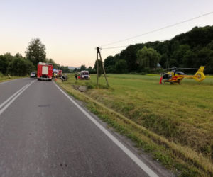 Wypadek w Olszynach