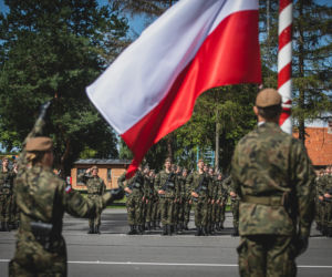 Przysięgę wojskową w Braniewie złożyło prawie 60 ochotników