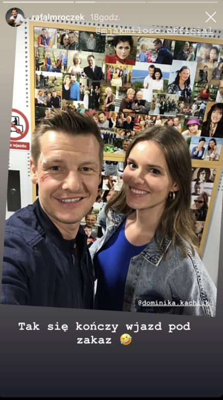 M jak miłość. Paweł (Rafał Mroczek), Franka (Dominika Kachlik)