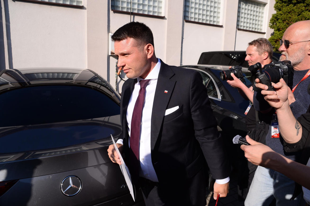 Sławomir Mentzen przyjechał na debatę Super Expressu