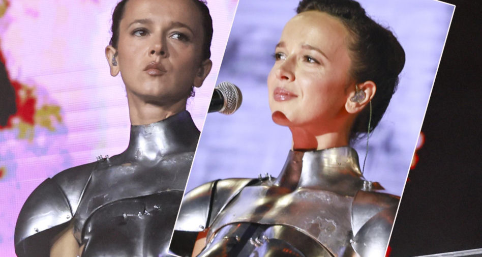 Monika Brodka w zbroi