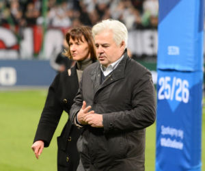 Legia - Zagłębie: Żona, brat i dzieci Jacka Magiery dziękują kibicom