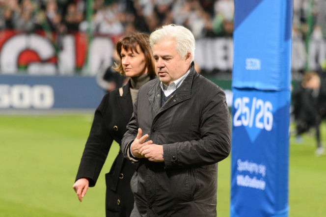 Legia - Zagłębie: Żona, brat i dzieci Jacka Magiery dziękują kibicom