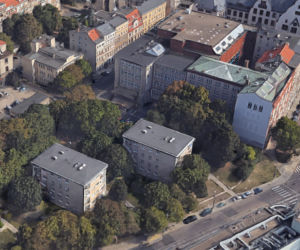 Miejsce po szczecińskiej synagodze