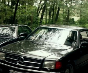 Mercedes 500 SEC w filmie Świadek Koronny
