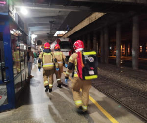 Zderzenie pociągów w Warszawie