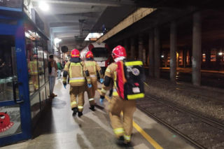 Zderzenie pociągów w Warszawie