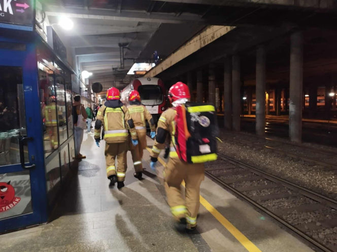 Zderzenie pociągów w Warszawie