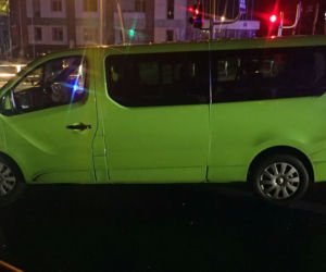 Samochód osobowy stanął w płomieniach