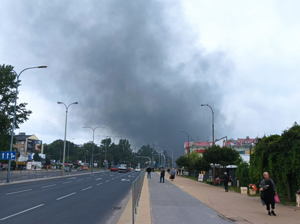 Pożar ul. Północna Lublin