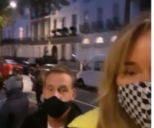 Joanna Przetakiewicz protestuje