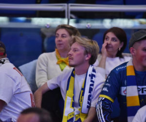 Strefa kibica w Kujawsko-Pomorskiej Arenie Toruń. Tak fani dopingowali ekipę Aniołów podczas finału PGE Ekstraligi