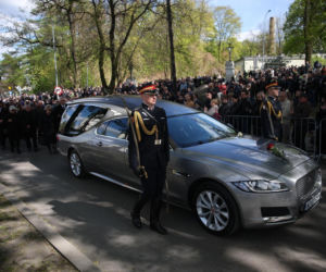 Ból, rozpacz, łzy. Poruszające sceny na pogrzebie Łukasza Litewki