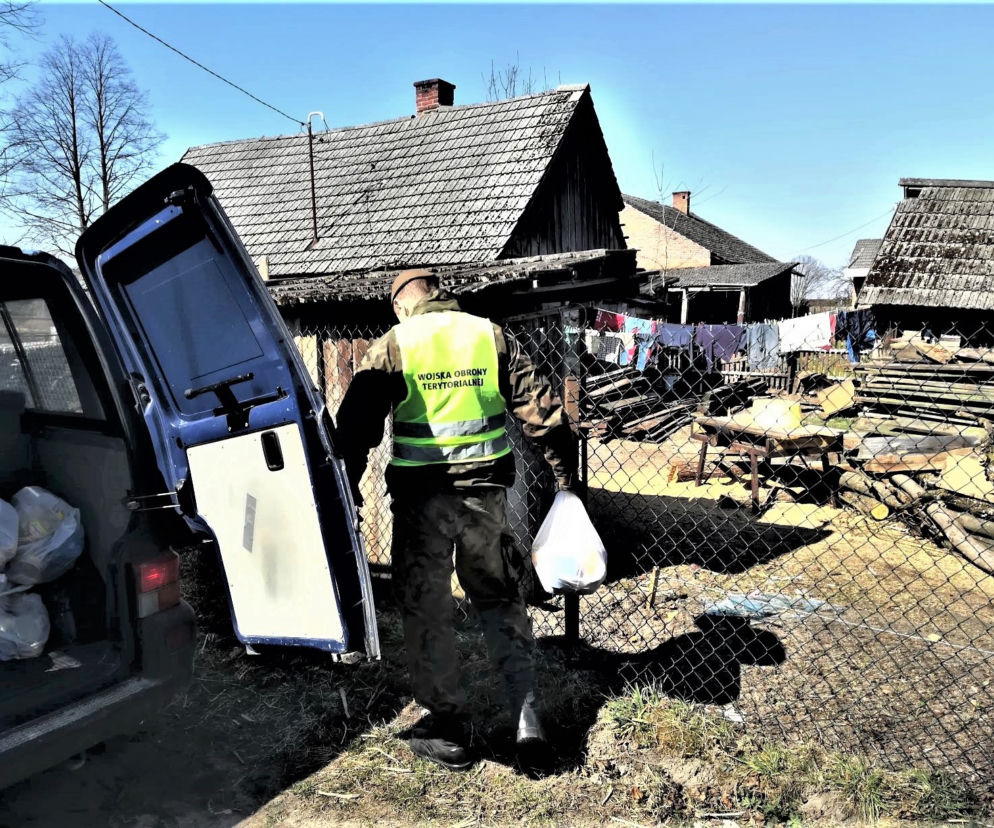 Podkarpacie: Terytorialsi pomagają potrzebującym w czasach epidemii