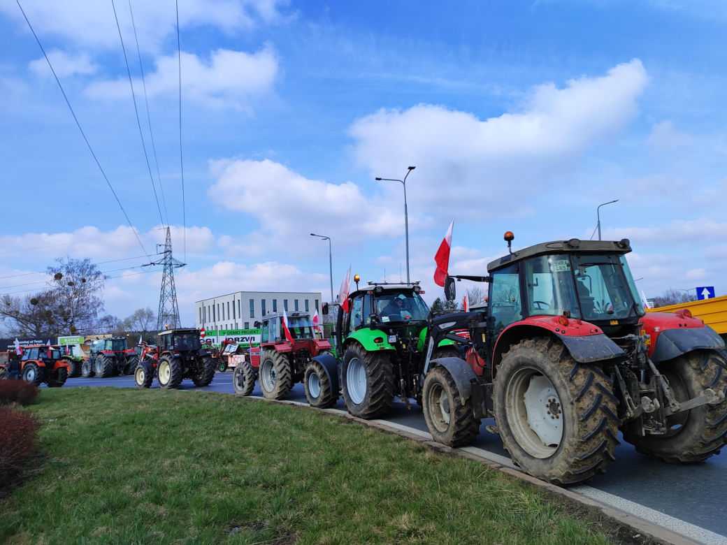 Protest rolników w Radomiu 20 marca