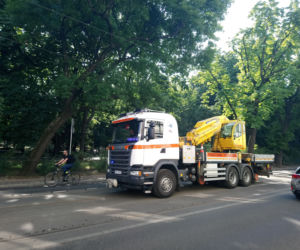 Wykolejenie tramwaju w centrum Krakowa 