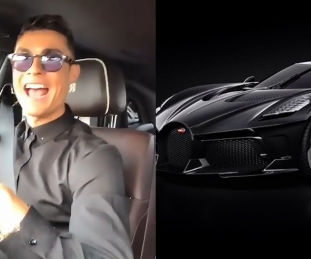 Cristiano Ronaldo i Bugatti Bugatti La Voiture Noire