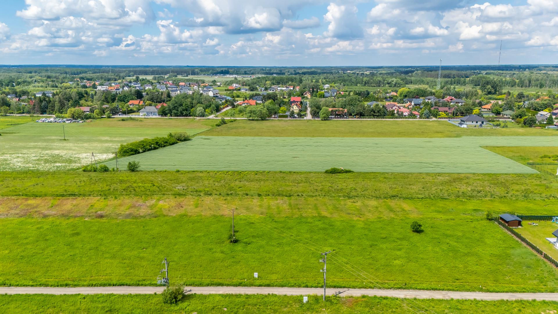 Głosków, gmina Piaseczno. Nowe osiedle deweloperskie