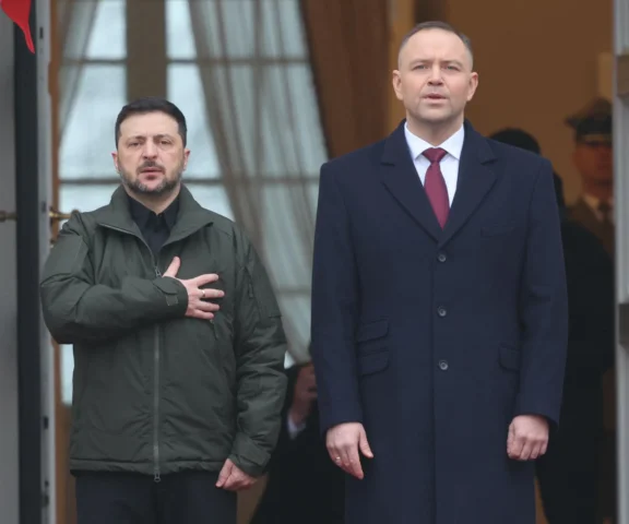 Wołodymyr Zełenski w Warszawie. Spotkanie w Pałacu Prezydenckim