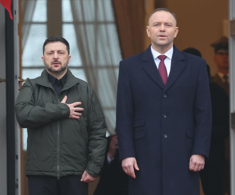 Wołodymyr Zełenski w Warszawie. Spotkanie w Pałacu Prezydenckim