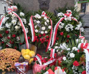 Ulice Kielc w dniu Święta Niepodległości 2020