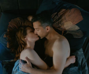 BrzydUla 2, odcinek 159. Marek (Filip Bobek), Ula (Julia Kamińska)