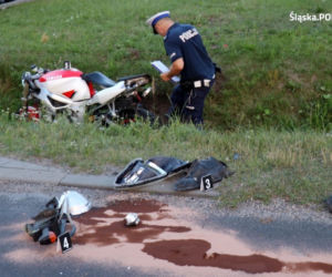 Wypadek w Pankach. Kobieta wjechała w motocyklistę! Wylądował w spzitalu [ZDJĘCIA]