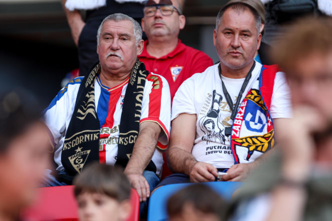 Górnik Zabrze - Ferencvaros: Zdjęcia kibiców z meczu 3. rundy eliminacji Ligi Europy