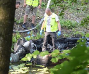 TRAGEDIA W MIŁOMŁYNIE - SPŁONĘŁA Z DZIECKIEM.