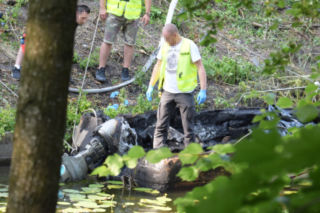 TRAGEDIA W MIŁOMŁYNIE - SPŁONĘŁA Z DZIECKIEM.