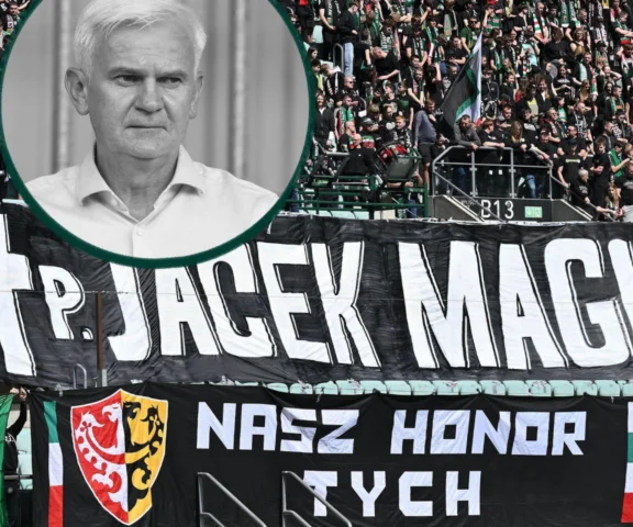 Mecz Śląska nagle przerwano. Tak pożegnano Jacka Magierę, wzruszające chwile