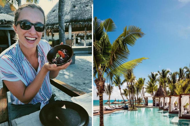 Iga Świątek, urlop na Mauritiusie