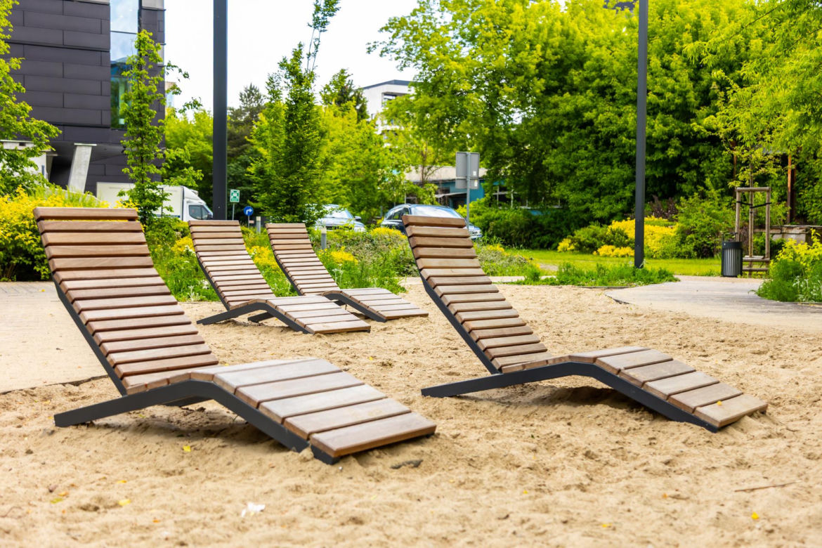 Park linearny przy ul. Suwak w Warszawie
