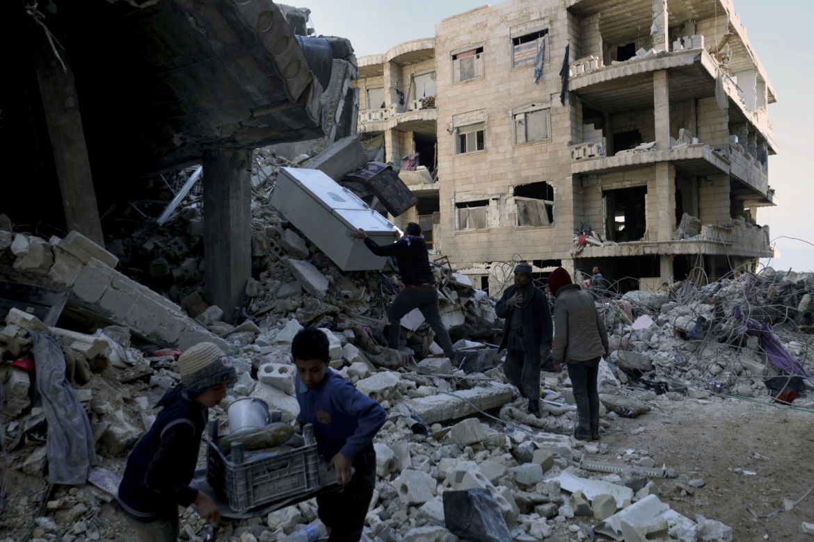 Akcja ratunkowa po trzęsieniu ziemi w Turcji  Syrii