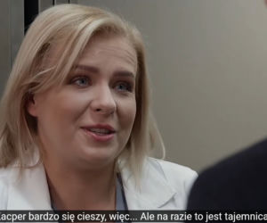 Pierwsza miłość, odcinek 3388. Edward (Marek Siudym), Marysia (Aneta Zając)