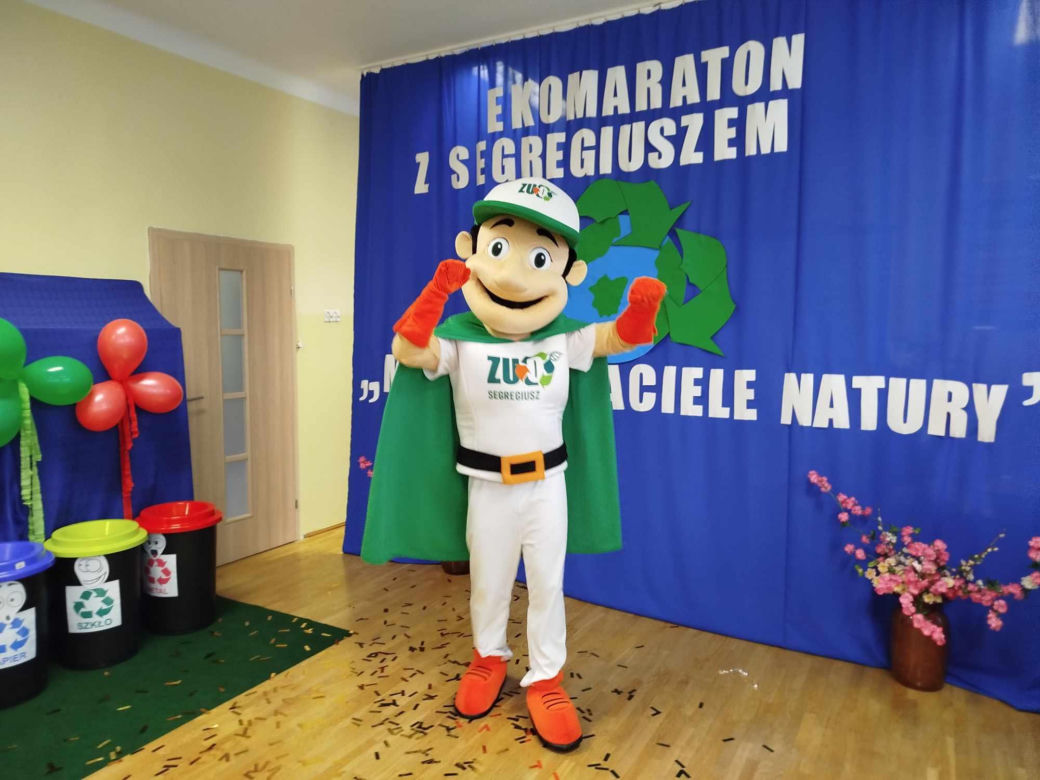 Program jest częścią projektu „EKOmaraton Siedlce z Segregiuszem” promującego edukację ekologiczną wśród najmłodszych poprzez zabawę