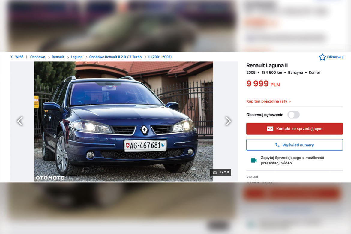 Renault Laguna po liftingu