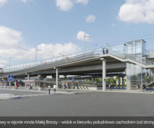 Projektowany tramwaj na Zieloną Białołękę w Warszawie