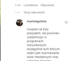 Mariola Gołota o żartach Wałęsy